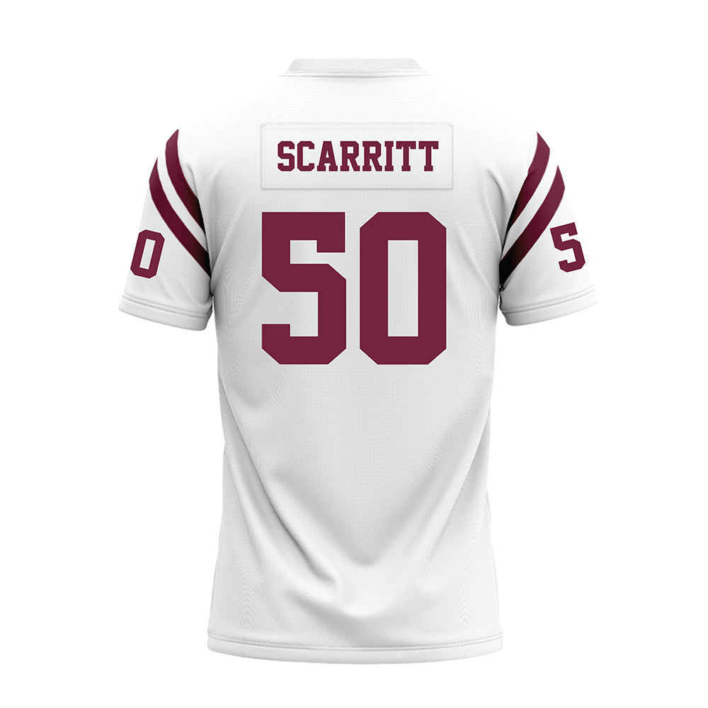Fordham - NCAA Football : Wyatt Scarritt - White Football Jersey-1