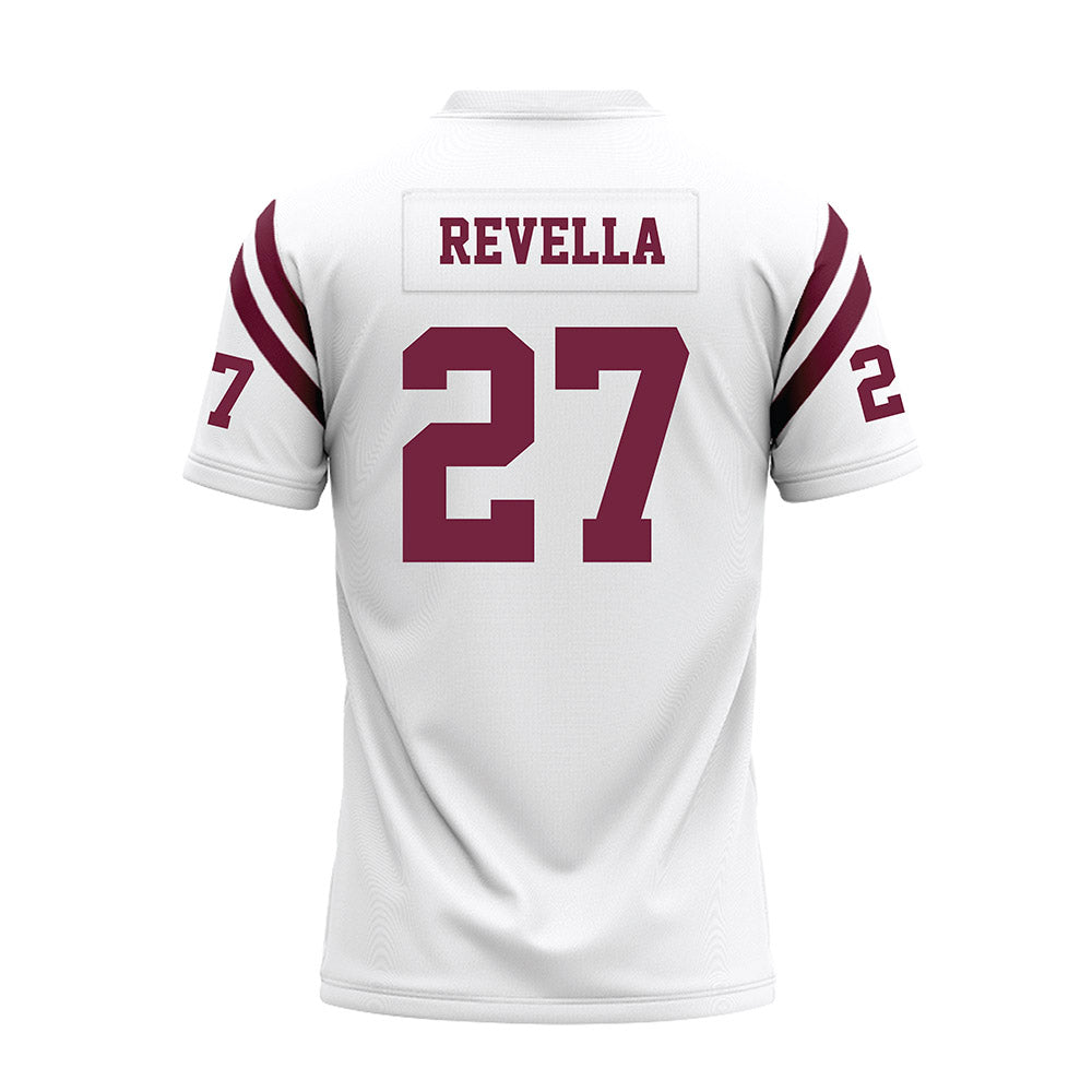 Fordham - NCAA Football : AJ Revella - White Football Jersey-1