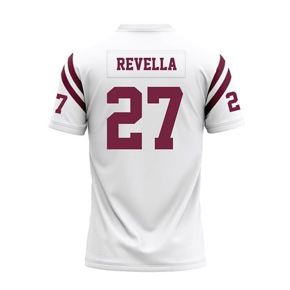 Fordham - NCAA Football : AJ Revella - White Football Jersey-1