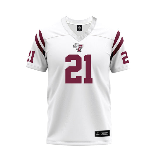 Fordham - NCAA Football : Michael Thorn - White Football Jersey-0