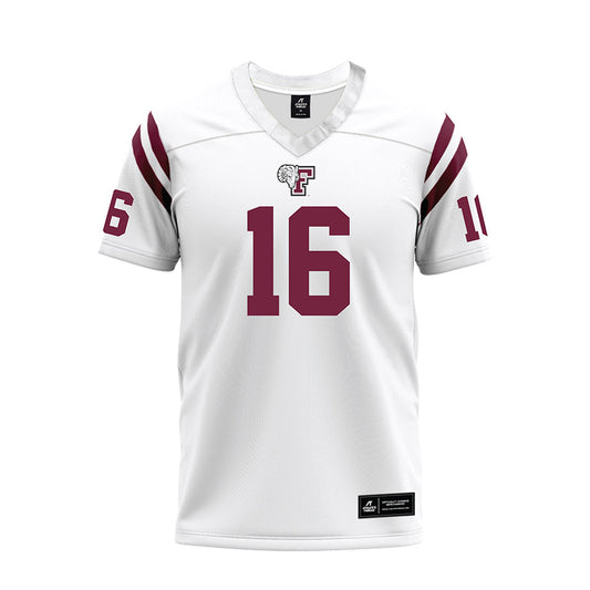 Fordham - NCAA Football : Michael Doctor - White Football Jersey-0