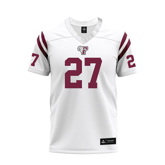 Fordham - NCAA Football : AJ Revella - White Football Jersey-0