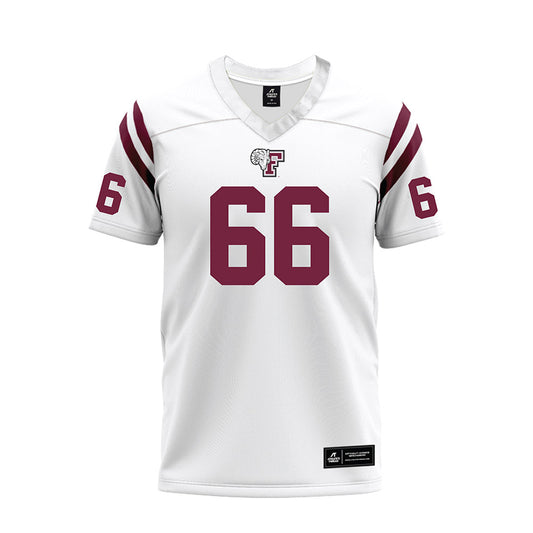 Fordham - NCAA Football : Logan Scott - White Football Jersey-0