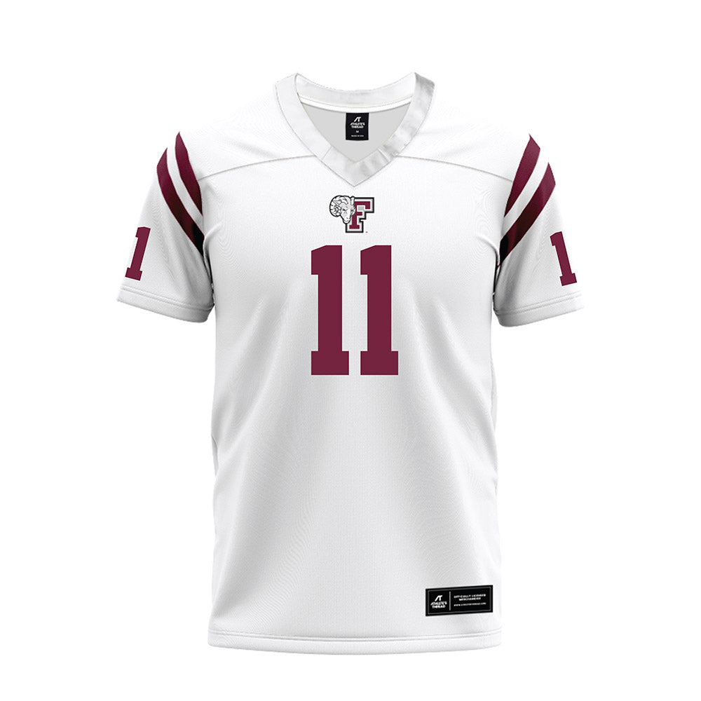 Fordham - NCAA Football : Jack Capaldi - White Football Jersey-0