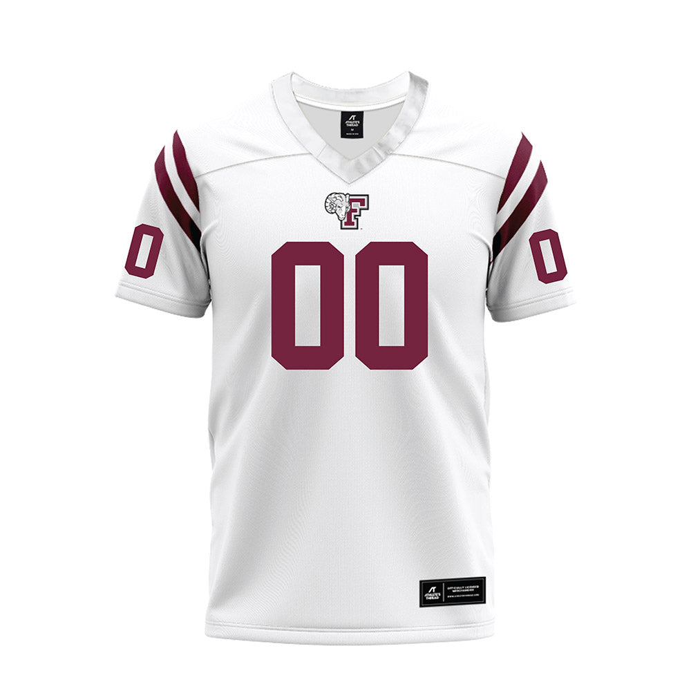 Fordham - NCAA Football : Barrett Fallon - White Football Jersey-0