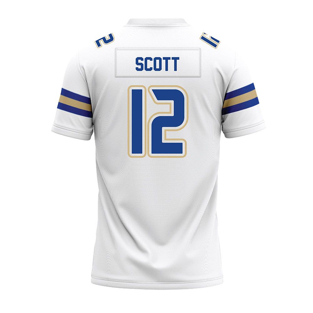 Tulsa - NCAA Football : Dedaunte Scott - White Premium Football Jersey-1