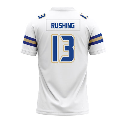 Tulsa - NCAA Football : Joshua Rushing - White Premium Football Jersey-1