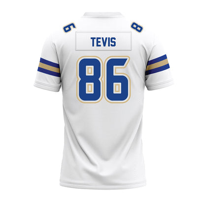Tulsa - NCAA Football : Luke Tevis - White Premium Football Jersey-1