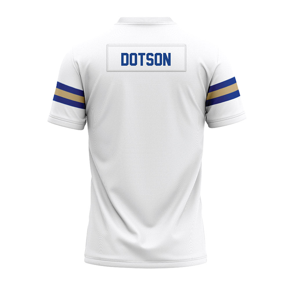 Tulsa - NCAA Football : Davis Dotson - White Premium Football Jersey-1
