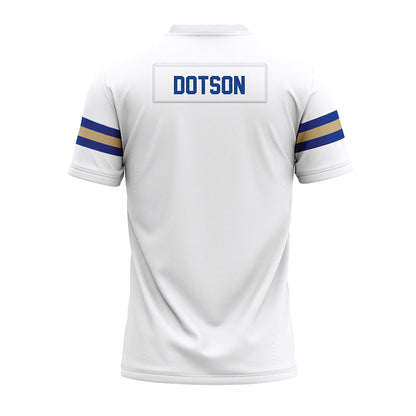 Tulsa - NCAA Football : Davis Dotson - White Premium Football Jersey-1