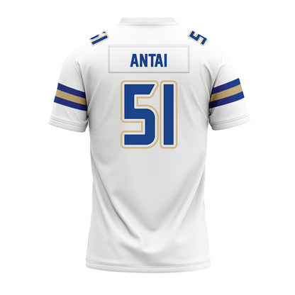 Tulsa - NCAA Football : Javion Antai - White Premium Football Jersey-1