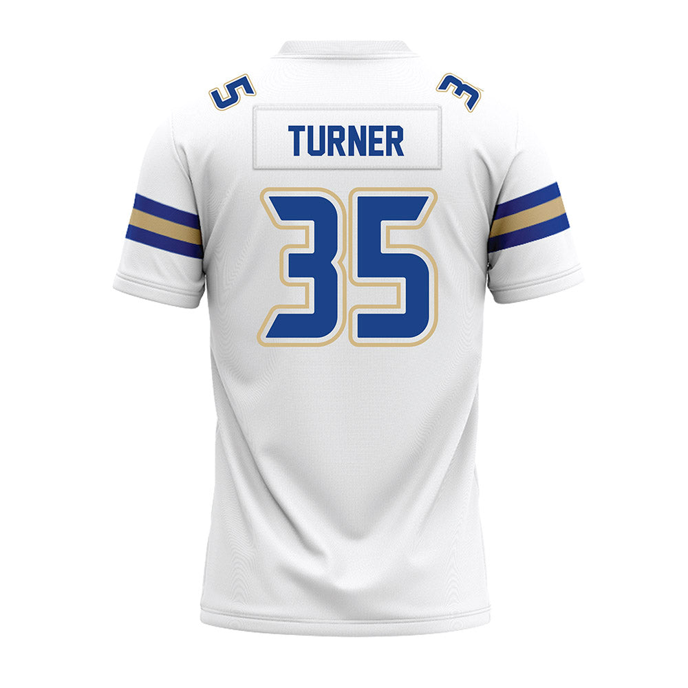 Tulsa - NCAA Football : CJ Turner - White Premium Football Jersey-1