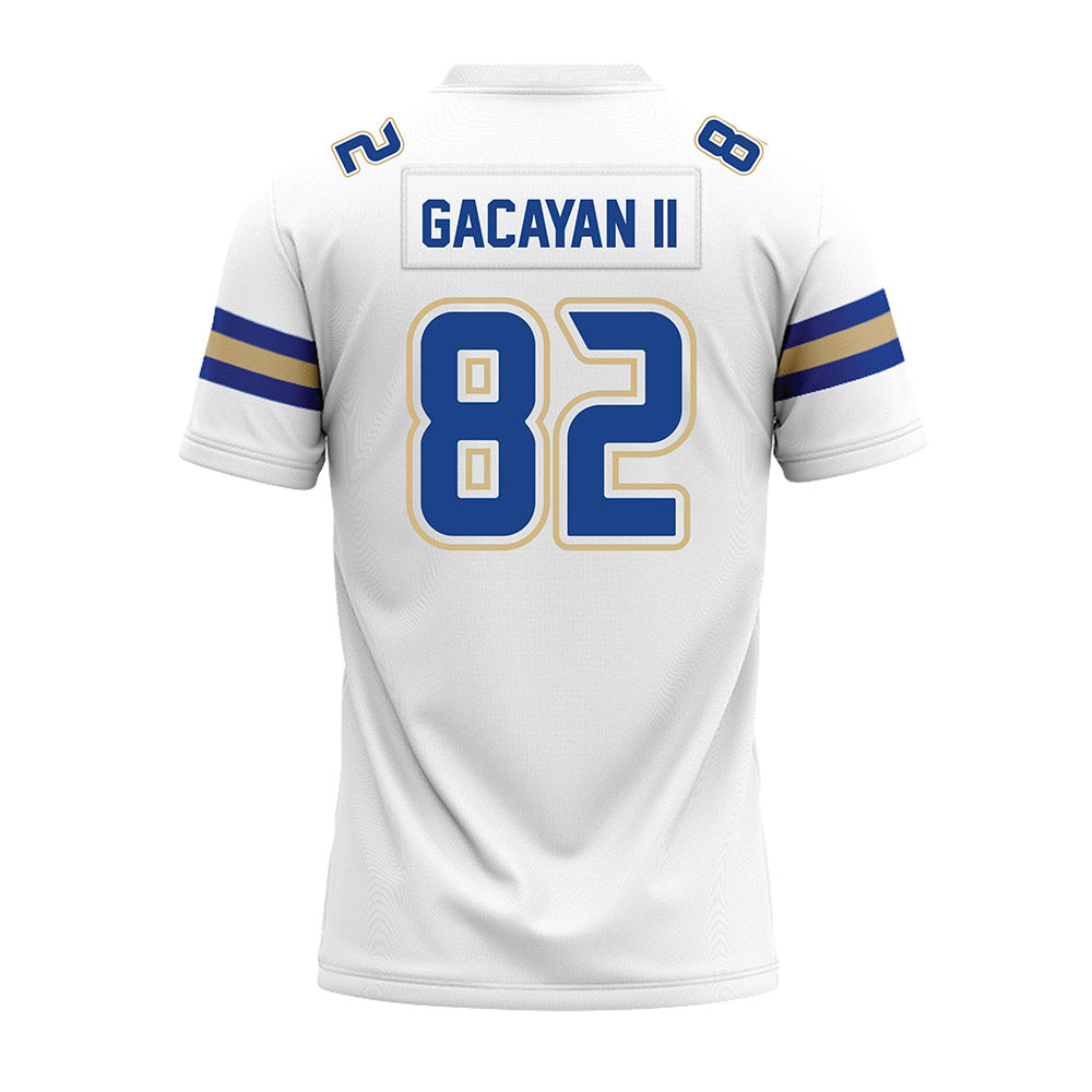 Tulsa - NCAA Football : Chris Gacayan II - White Premium Football Jersey-1