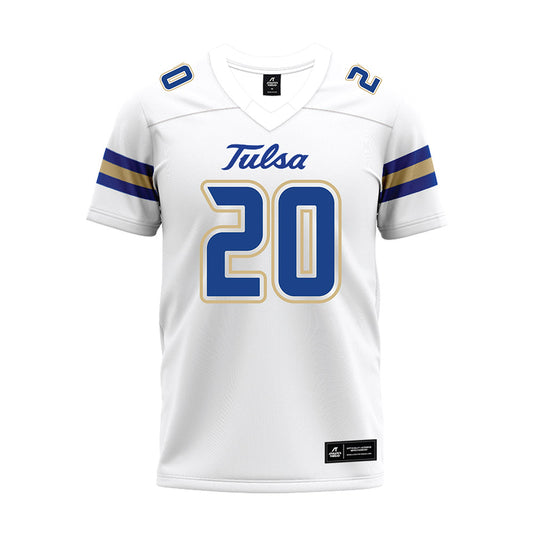 Tulsa - NCAA Football : Jayce Morgan - White Premium Football Jersey-0