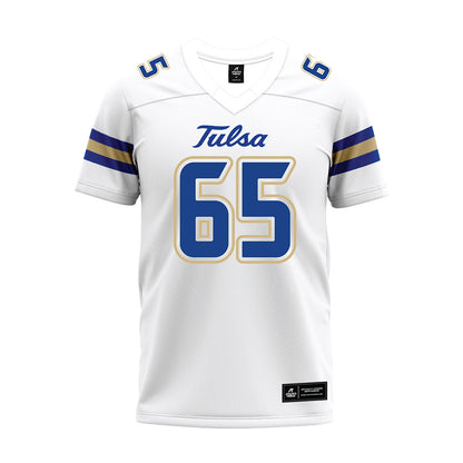 Tulsa - NCAA Football : Nick Anciaux - White Premium Football Jersey-0