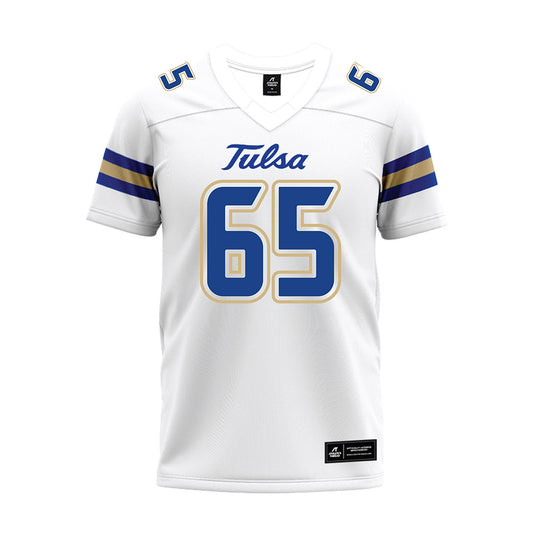 Tulsa - NCAA Football : Nick Anciaux - White Premium Football Jersey-0
