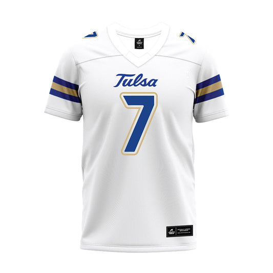 Tulsa - NCAA Football : Jimmy Calloway - White Premium Football Jersey-0