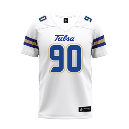 Tulsa - NCAA Football : Jayden Madkins - White Premium Football Jersey-0