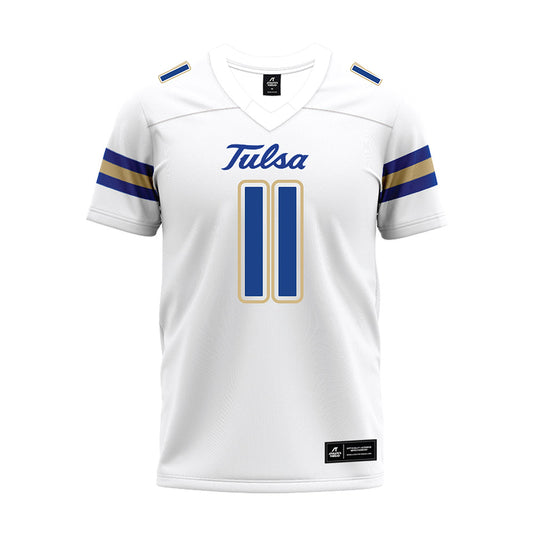Tulsa - NCAA Football : Grant Mcatee - White Premium Football Jersey-0