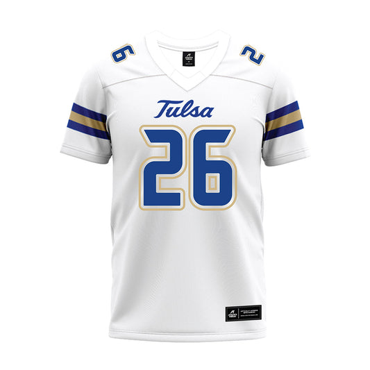 Tulsa - NCAA Football : Julian Byrd - White Premium Football Jersey-0