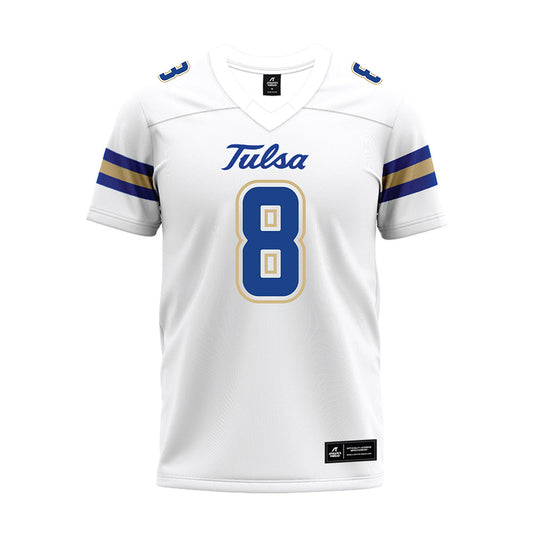 Tulsa - NCAA Football : Korbyn Green - White Premium Football Jersey-0
