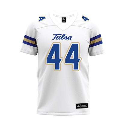 Tulsa - NCAA Football : Kadin Fossung - White Premium Football Jersey-0