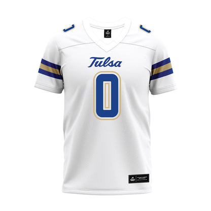 Tulsa - NCAA Football : Kyran Duhon - White Premium Football Jersey-0