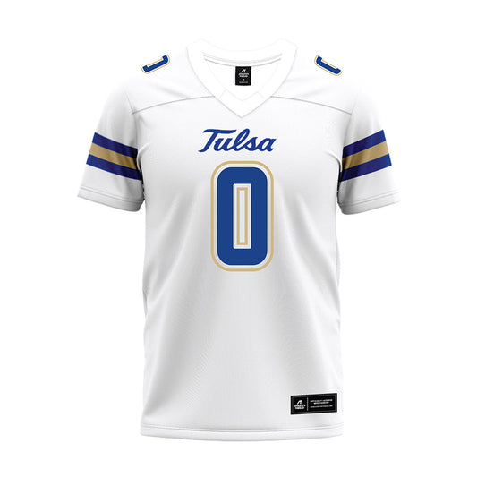 Tulsa - NCAA Football : Kyran Duhon - White Premium Football Jersey-0