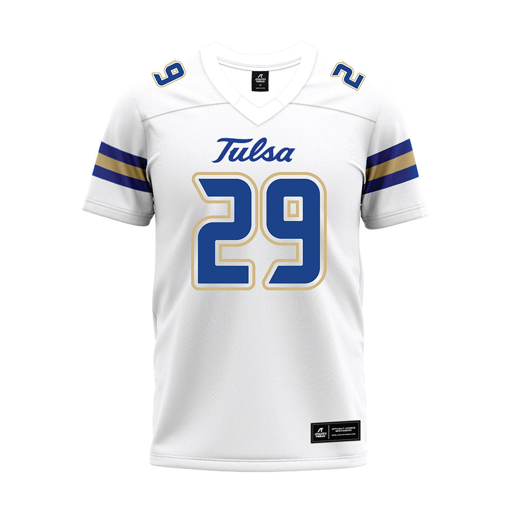 Tulsa - NCAA Football : Max Tulen - White Premium Football Jersey-0