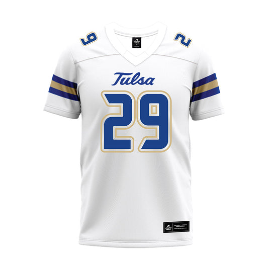 Tulsa - NCAA Football : Max Tulen - White Premium Football Jersey-0