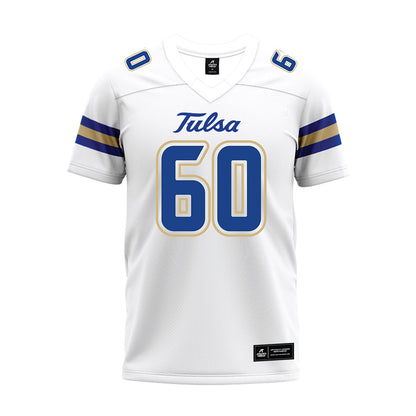 Tulsa - NCAA Football : Hunter Erb - White Premium Football Jersey-0
