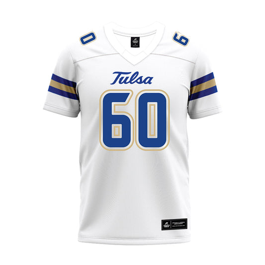 Tulsa - NCAA Football : Hunter Erb - White Premium Football Jersey-0