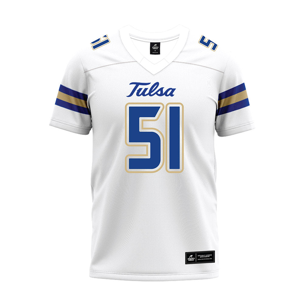 Tulsa - NCAA Football : Javion Antai - White Premium Football Jersey-0