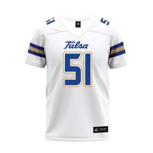 Tulsa - NCAA Football : Javion Antai - White Premium Football Jersey-0