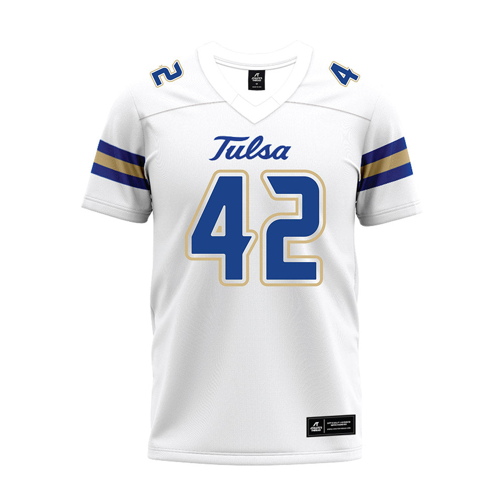 Tulsa - NCAA Football : Reilarean Phillips - White Premium Football Jersey-0