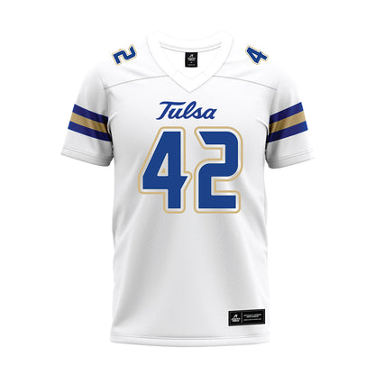 Tulsa - NCAA Football : Reilarean Phillips - White Premium Football Jersey-0