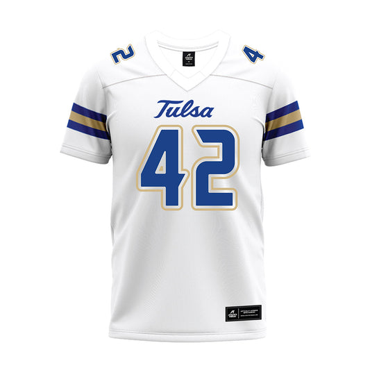Tulsa - NCAA Football : Reilarean Phillips - White Premium Football Jersey-0