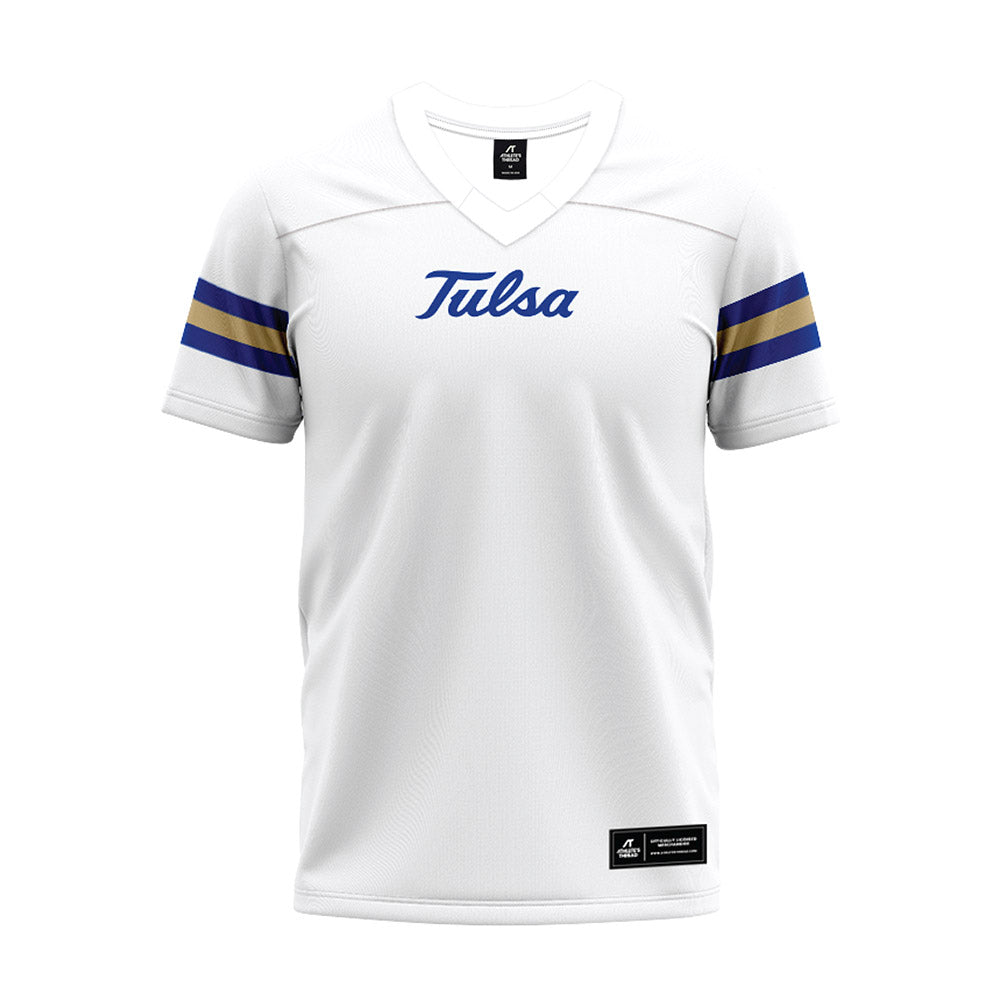 Tulsa - NCAA Football : Davis Dotson - White Premium Football Jersey-0