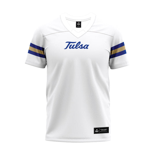 Tulsa - NCAA Football : Davis Dotson - White Premium Football Jersey-0