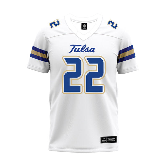 Tulsa - NCAA Football : Kelvin Washington - White Premium Football Jersey-0