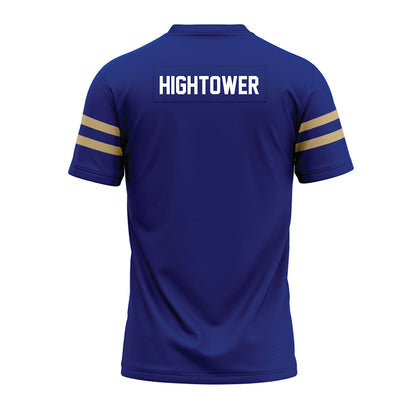 Tulsa - NCAA Football : Devin Hightower - Blue Premium Football Jersey-1