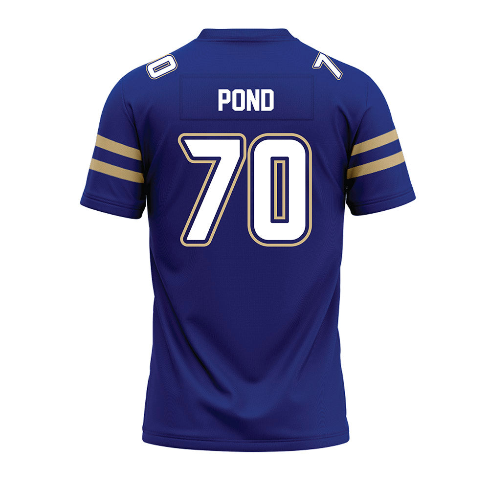 Tulsa - NCAA Football : Alan Pond - Blue Premium Football Jersey-1