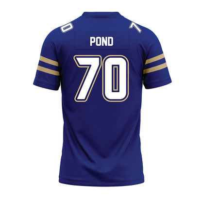 Tulsa - NCAA Football : Alan Pond - Blue Premium Football Jersey-1