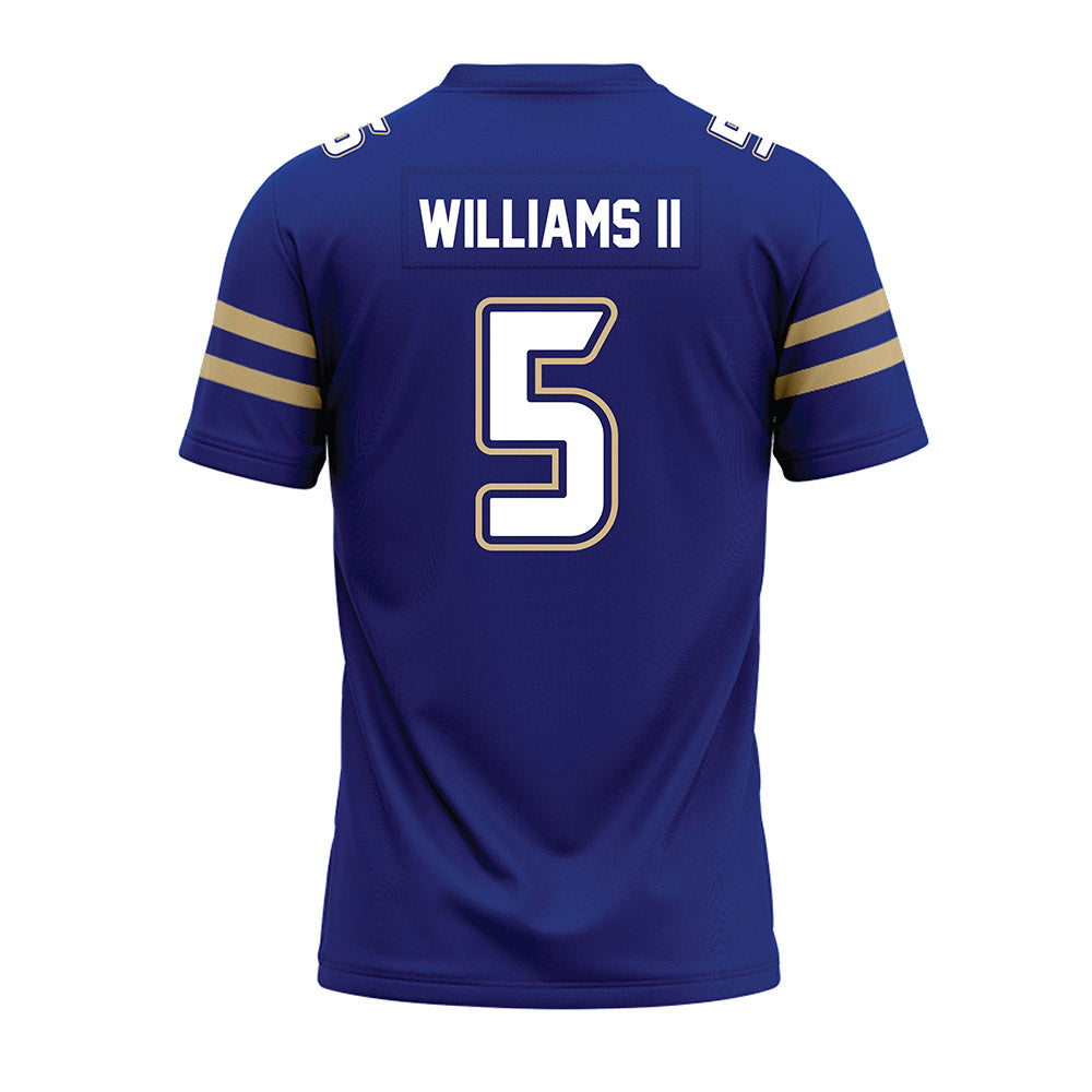 Tulsa - NCAA Football : Dexter Williams II - Blue Premium Football Jersey-1