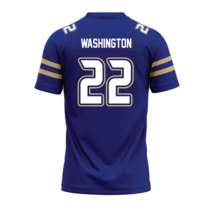 Tulsa - NCAA Football : Kelvin Washington - Blue Premium Football Jersey-1