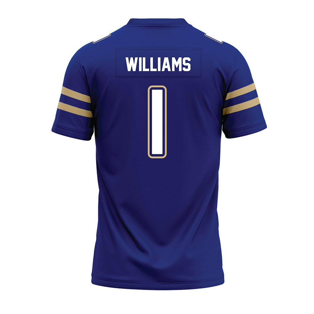 Tulsa - NCAA Football : Zach Williams - Blue Premium Football Jersey-1