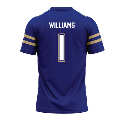 Tulsa - NCAA Football : Zach Williams - Blue Premium Football Jersey-1