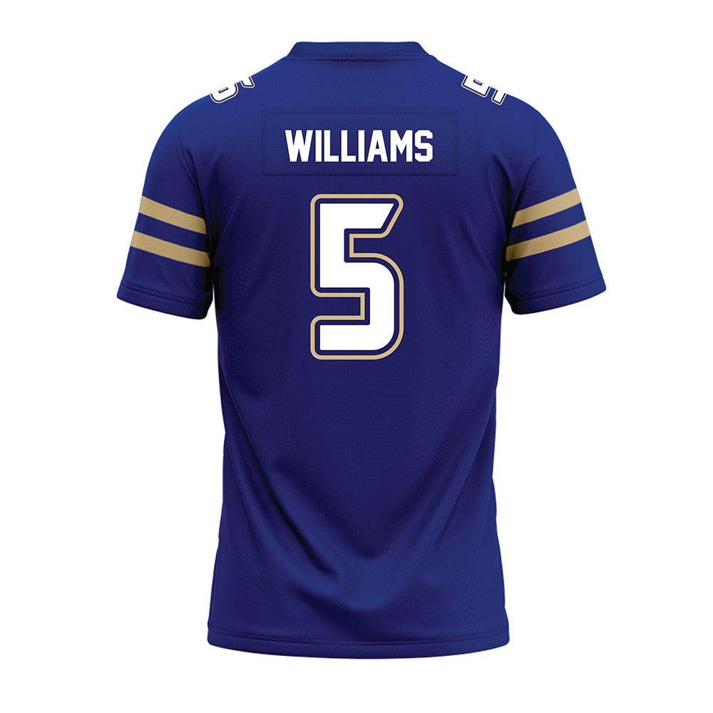 Tulsa - NCAA Football : Ashton Williams - Blue Premium Football Jersey-1