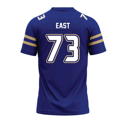 Tulsa - NCAA Football : Cam East - Blue Premium Football Jersey-1