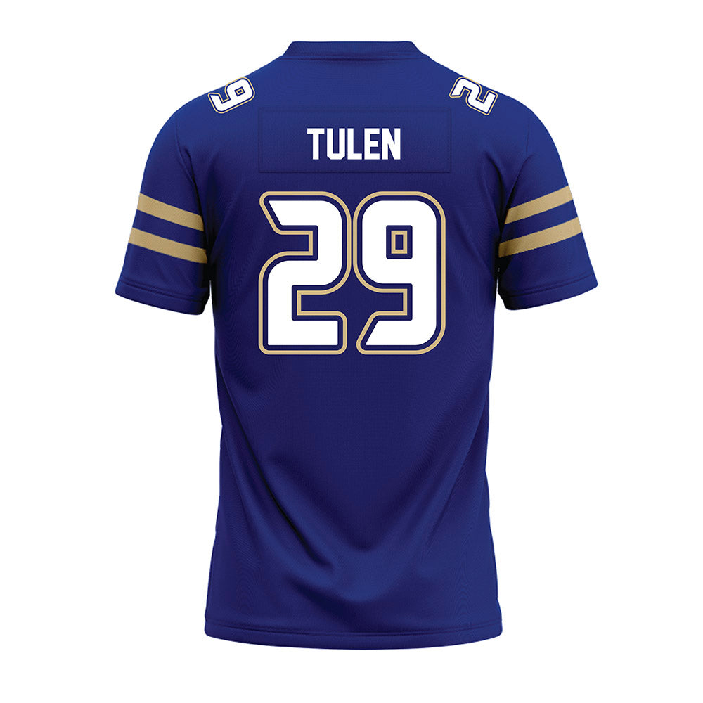Tulsa - NCAA Football : Max Tulen - Blue Premium Football Jersey-1